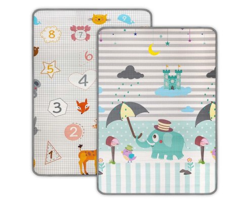 MILLY MALLY Mata piankowa zwijana Kinder Digits and Elephant